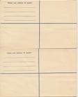 Ghana 2 Registered Letter Covers Six Pence Registration Fee Paid Envelope