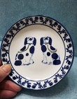 New Staffordshire Style Cavalier King Charles Spaniels Trinket Dish 