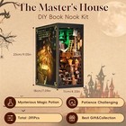 Book Nook Kit For Adults - 3d Wooden Puzzle Dollhouse Miniature House Kit