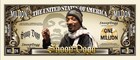     Pack Of 25 Snoop Dogg Gangsta 1 Million Dollar Bills Collectible Novelty Money