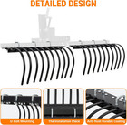 60  Steel Landscape Rake For Atv Utv U Lawn   Garden Tractor Corrosion Resistant