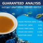 Brine Shrimp Fish Food  Ready To Use Aquarium Fish Food  Non-living Instant B   