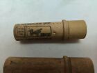 Vintage Boye Wood  Sewing Machine Needle Shuttle Cases With Needle 