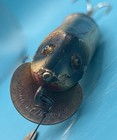 Vintage James Heddon 7300 Jointed Vamp 4 5    Wood Lure Glass Eyes Dowagiac