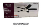 Home Decorators Ashby Park 52 In  Ceiling Fan Brushed Nickel Light Kit Remote     