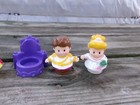 Snow White   Dwarfs And Cinderella Fisher-price Little People Figures  5 Pcs 