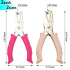 Single Hole Punch 1 4  And 1 8   2 Pack Small Hole Puncher For Crafts  One Hole