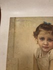 Antique Victorian Child Art Print C 1900s     Vintage Wall Decor B4
