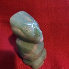 Green Jadeite Amulet Good Fortune Love Good Health African Hand Carved