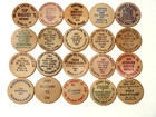 Lot Of 20 Different Vintage Pennsylvania Wooden Nickels Token Coin Collection  3