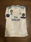 Real Madrid 2017-18 Home Ronaldo  7 Player Version Champions League Jersey