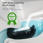 Toilet Bowl Brush Holder Set  2 Pack Bathroom Deep Cleaning Toilet
