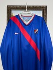 Banik Home Football Shirt 1999 Soccer Nike Long Sleeve Blue Jersey Trikot Sz Xl