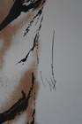 Abstract Elegant Woman Figure  Framed Wall Art - 65x35    Serigraph Print