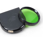 Rare Vintage Zeiss Ikon A42 Filter Gr10 Green In Case Contax 50mm Sonnar Tessar