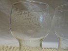 Pepsi Cola Etched Logo Drinking Glasses Set 3 Retro Vguc