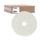 Boardwalk 4020nat 20  Dia Natural Burnishing Floor Pads - White  5 carton  New