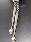 Vintage Native American Reeves Mens Bolo Tie Turquoise Sterling Silver