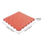Garage Floor Tiles Interlocking 12x12 In 25 Pack Garage Flooring Tiles Red