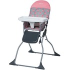 Stencil Baby High Chair Portable Eating Feeding Folding Seat W  Adjustable Tray