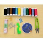 Home Travel Thread Threader Needle Tape Measure Scissor Storage Box Sewing Kit