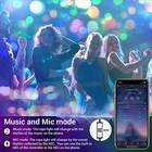 Novostella 105ft Outdoor Led Rope Lights Strip Music Sync Garden Yard Decoration