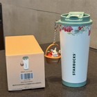 Authentic Starbucks 2024 Strawberry   Rabbit 16oz Stainless Cup Good Time Series