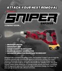 Sniper Auto Glass Removal Tool Brushless Motor Cut-out W 120v Charger