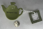 Mud Pie Coffee Tea Spoon Rest Sage Green With Tag