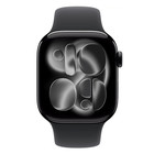 Apple Watch Series 11 42mm Gps Jet Black Case W Black Sport Band S m Meqt4lw a