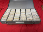 Large Lot 156 World Coins Steel Case Mixed Collection Includes  5    8 Silver