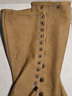 Army Wwii Leggings Sz 3r Spats Gaiters     1942     Jeffersonville In    colson M-1938