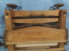 Antique Wood Universal American Wringer Co  Clothes Wringer W hand Crank
