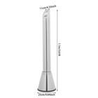 Cigarette Butt Receptacle Stainless Steel Standing Butt Disposal Silver 3 61ft H