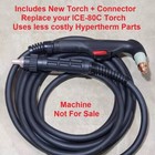 Ice-80c Replacement Torch - Fits Miller Spectrum 3080 2255 Uses Hypertherm Parts