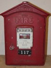 Vintage Gamewell Fire Alarm Box  215 W  Key Good Condition   Local Pickup Option