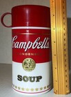 Vintage 1998 Campbell s Condensed Soup Insulated Plastic Thermos Container 11 Oz