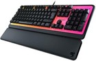 Roccat Magma Wired Silent Membrane Gaming Keyboard 5 Zone  10 Led Aimo Rgb Black