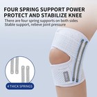 Knee Brace Compression Sleeve Joint Support Open Patella Stabilizer Wrap New