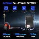 24v 20ah Lithium Battery For Big Joe Lpt26 Lpt33 T40 Ep Linde Pallet Truck Jack