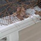 White   Brown Filter Gutter Guard Pack Snap-in Covers Leaf Debris Roof Protect