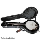 Glarry Hardshell Leather Hard Case Professional For5 6-string Banjos
