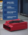Air Mover 8 Speed Floor Blower Fan  950 Cfm With 1 8 Amps Commercial Blower 4col