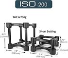 Isoacoustics Iso-200 Isolation Studio Monitor Stands Pair - Black