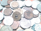 World Coins Lot   1  Pound Randomly Selected World Coins  Various Countries