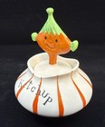 Vintage Holt Howard Pixieware Ketchup Condiment Jar Mcm Retro Kitsch 1958 1950s