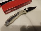 Spyderco Delica Sprint Run Glow In The Dark Folding Knife C11fpgitd Limited Run