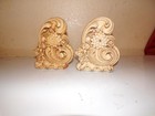 A Pair Of 19th Century Italian Carved And Painted Wall Plaqie Ornates