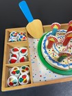 Melissa   Doug Birthday Party Cake Wooden Play Food W  Toppings   Candles  511