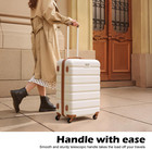 3 Piece Hardshell Luggage Set  Abs Suitcase  Spinner Wheels  Tsa Lock  20 24 28